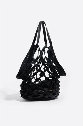 Bimba & Lola Leather Cala Bag in Black at Nordstrom