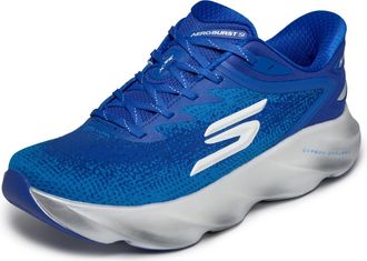 Skechers Mens Aero Burst Slip Ins Running Trainer, Royal Blue, 7.5 UK
