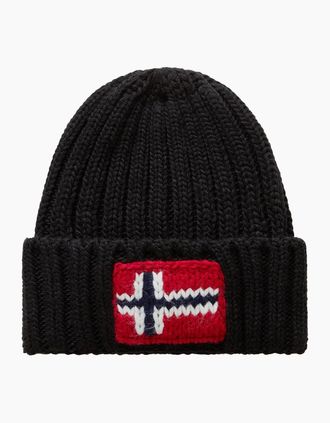 Napapijri Mens Napapijri F-Semiury Beanie - Black