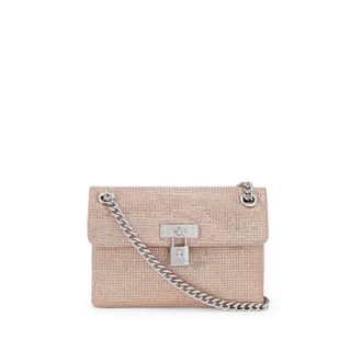 Kurt Geiger Womens Fabric Mini Brixton Bag - Blush - One Size