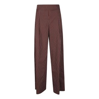 Patrizia Pepe Patrizia Pepe, Wide Trousers, female, Brown, Size: XS Wide Leg Pant