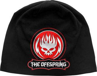 The Offspring Unisex Adult Skull Logo Beanie (One Size) (Red/Black/White)