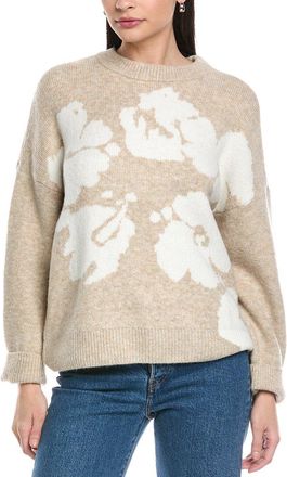 Vince Camuto Flower Motif Sweater
