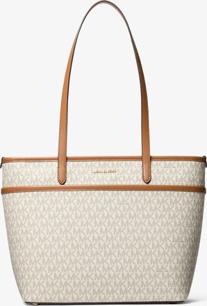 Michael Kors Marlowe Medium Signature Logo Pocket Tote Bag
