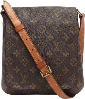 Louis Vuitton Pre-owned Cross Body Bags, female, Brown, Size: ONE SIZE Pre-owned Vintage Cross Body Bag