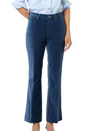 Ann Mashburn Kendall 5-Pocket Jean In Dutch Blue Velveteen