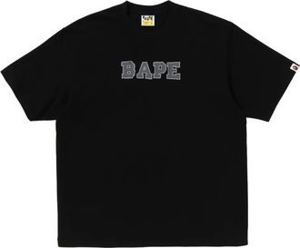 A Bathing Ape logo T-shirt - men - Cotton - M - Black