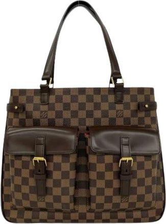 Louis Vuitton Pre-owned Vintage Tote Bag - Dames - Vintage Shopper - Bruin - ONE Size - Leer - Vintage