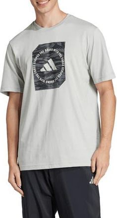adidas Camo Graphic T-Shirt in Wonder Silver at Nordstrom Rack, Size Xx-Large