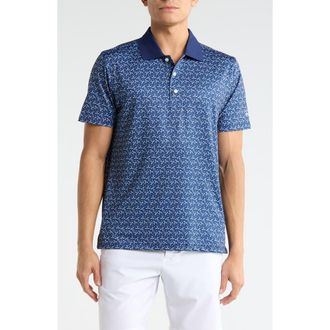 Brooks Brothers Golf Club Print Polo in Navy Multi at Nordstrom Rack, Size Xx-Large