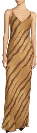 Frame Denim The Silk Slip Dress in Light Tiger Multi at Nordstrom, Size X-Small