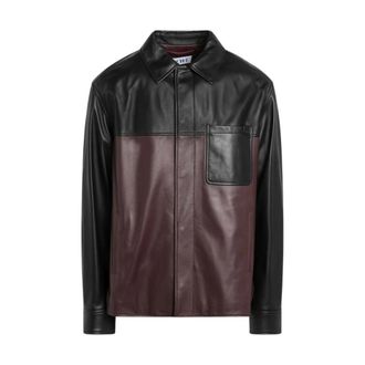 Loewe Giubbotto Pelle Corto Josef & Anni Alber - male - Loewe - Leather Jackets - Brown - L - Jackets