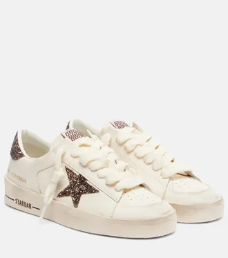 Golden Goose Sneakers Stardan in pelle con glitter