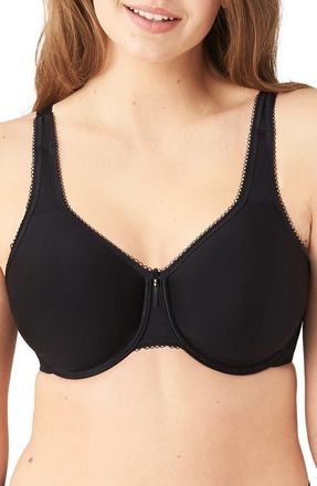 Wacoal Basic Beauty Seamless Underwire Bra in Black at Nordstrom, Size 34Ddd