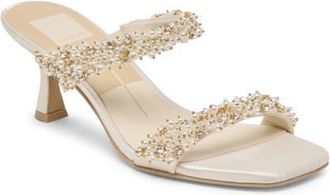 Dolce Vita Genora Rhinestone Sandal in Ivory Rhinestone at Nordstrom, Size 5.5