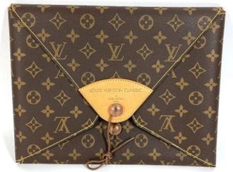 Louis Vuitton Pre-owned Canvas Clutch - unisex - Vintage Clutch - Bruin - ONE Size - Vintage