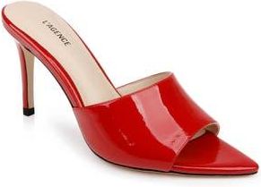 L'agence Lolita VII Slide Sandal in Red Patent at Nordstrom Rack, Size 7.5
