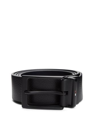 Tommy Hilfiger Wendeg&uuml;rtel TOMMY HILFIGER LAYTON, Herren, Gr. 11,5, schwarz, Obermaterial: 100% Rindsleder, G&uuml;rtel Wendeg&uuml;rtel, aus Rindsleder, mit eckiger Schnalle,
