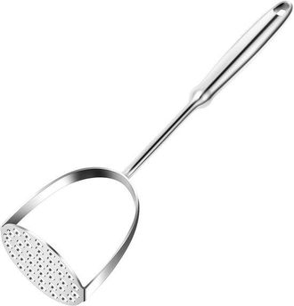 OEM Schiacciapatate In Acciaio Inox, Con Manico Lungo, Monoblocco, Pesante, Per Patate, Verdura E Frutta