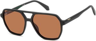 Polaroid PLD 4218/S Polarized 003/HE Mens Sunglasses Black Size 56