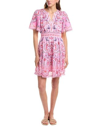 Hale Bob Hale Bob Katelyn Linen Mini Dress