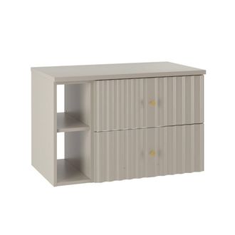 Petits Meubles Mueble bajo lavabo 80cm paneles laminados y de mdf cachemira