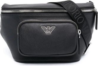 Emporio Armani BRANDED BELT BAG Size: OS, colour: BLACK