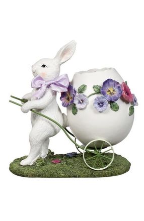 Mark Roberts Bunny with Egg Carriage in Lilac at Nordstrom