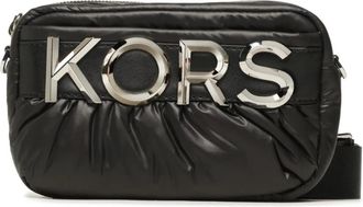 Michael Kors Logo Plaque Crossbodytas - Dames - Schoudertassen - Zwart - ONE Size - Leer - Tassen