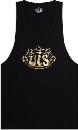 Freddy Canotta Uomo in Cotone Stile Boxe VIS Logo Argento