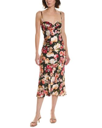 L'agence Solay Midi Dress
