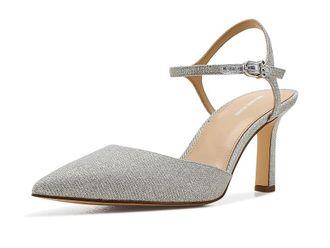 Michael Kors Amara Mid Pumps Womens Shoes Silver : 8.5 M, Leather