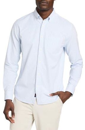 Faherty Cotton Blend Oxford Button-Down Shirt in Classic Stripe at Nordstrom Rack, Size X-Small