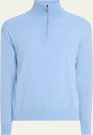 Massimo Alba Mens Cashmere Half-Zip Sweater