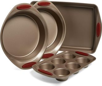 Rachael Ray Four-Piece Nonstick Bakeware Set in Red at Nordstrom Rack