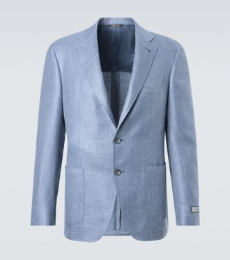 Canali Wool, silk, and linen blazer