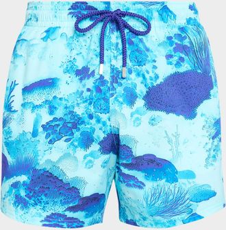 Vilebrequin Men & apos;s Coral Reef Stretch Swim Trunks