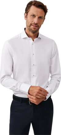 Cavallaro Heren, Overhemden, Wit, Maat: L Katoen