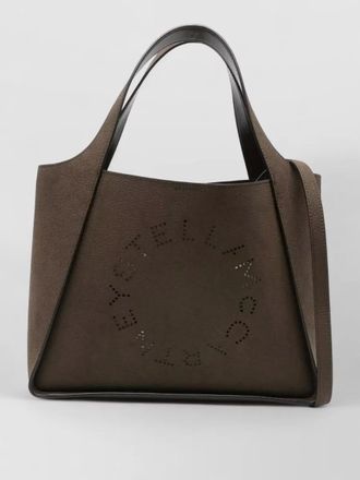 Stella McCartney logo embossed crossbody tote bag