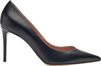 Scarosso Greta Pump - Dames - Pumps - Zwart - 42 EU - Leer - Schoenen