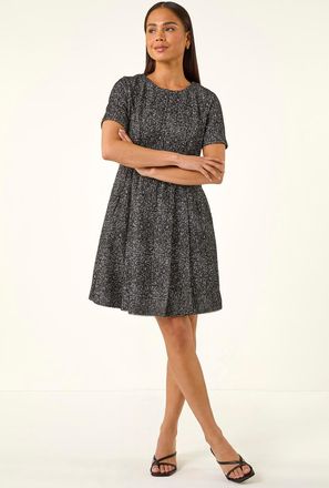 Roman Boucle Knit Dress