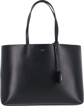 Jimmy Choo London Black Nine2Five East West Calfskin Tote Bag