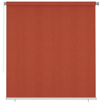 vidaXL Persiana Enrollable Exterior 220x230 Cm Terracota Hdpe Vidaxl