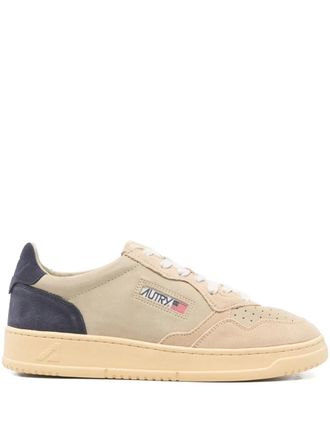 Autry Medalist su&egrave;de sneakers - Beige