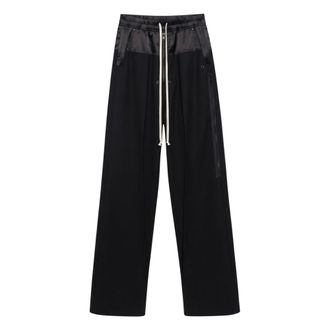 Rick Owens Wide Bela Pants - Heren - Broeken - Zwart - Maat: S Wol