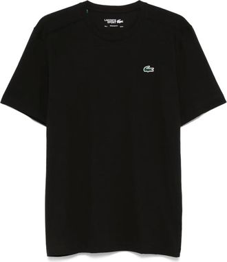 Lacoste T-shirt met logoprint - Zwart