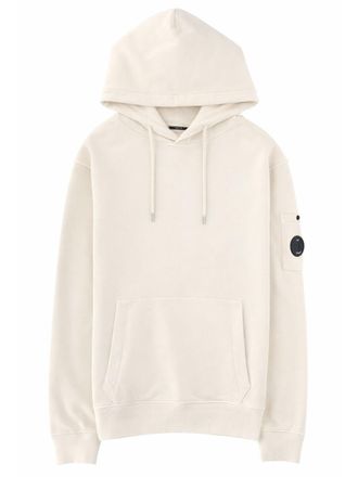 C.P. Company Light Tone Cotton Kangaroo Hoodie