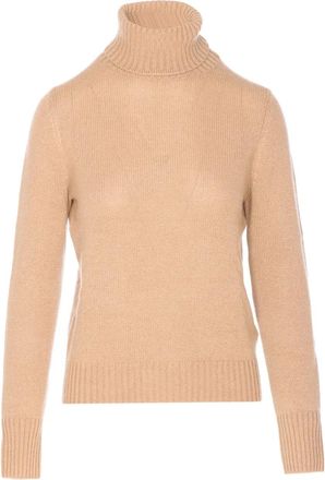 Allude Maglione in cashmere a collo alto - Toni neutri