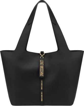 Love Moschino Borsa con decorazione logo - Nero