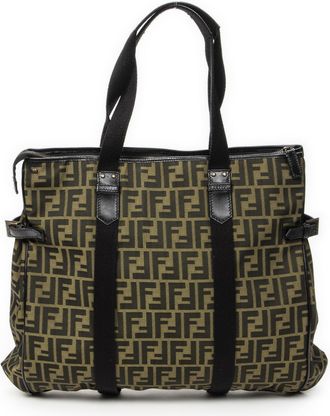 Fendi Pre-owned Womens Large Shopping Tote Shoulder Bag - Beige - One Size